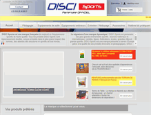 Tablet Screenshot of discisports.com